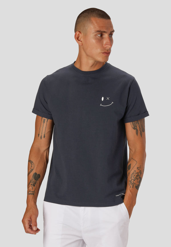 Clean Cut Copenhagen Patrick Organic cotton t-shirt T-shirts S/S Navy