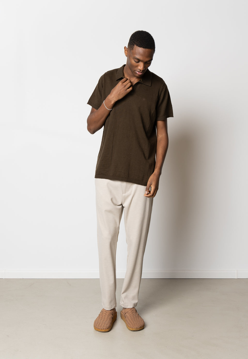 Brown polo pants best sale