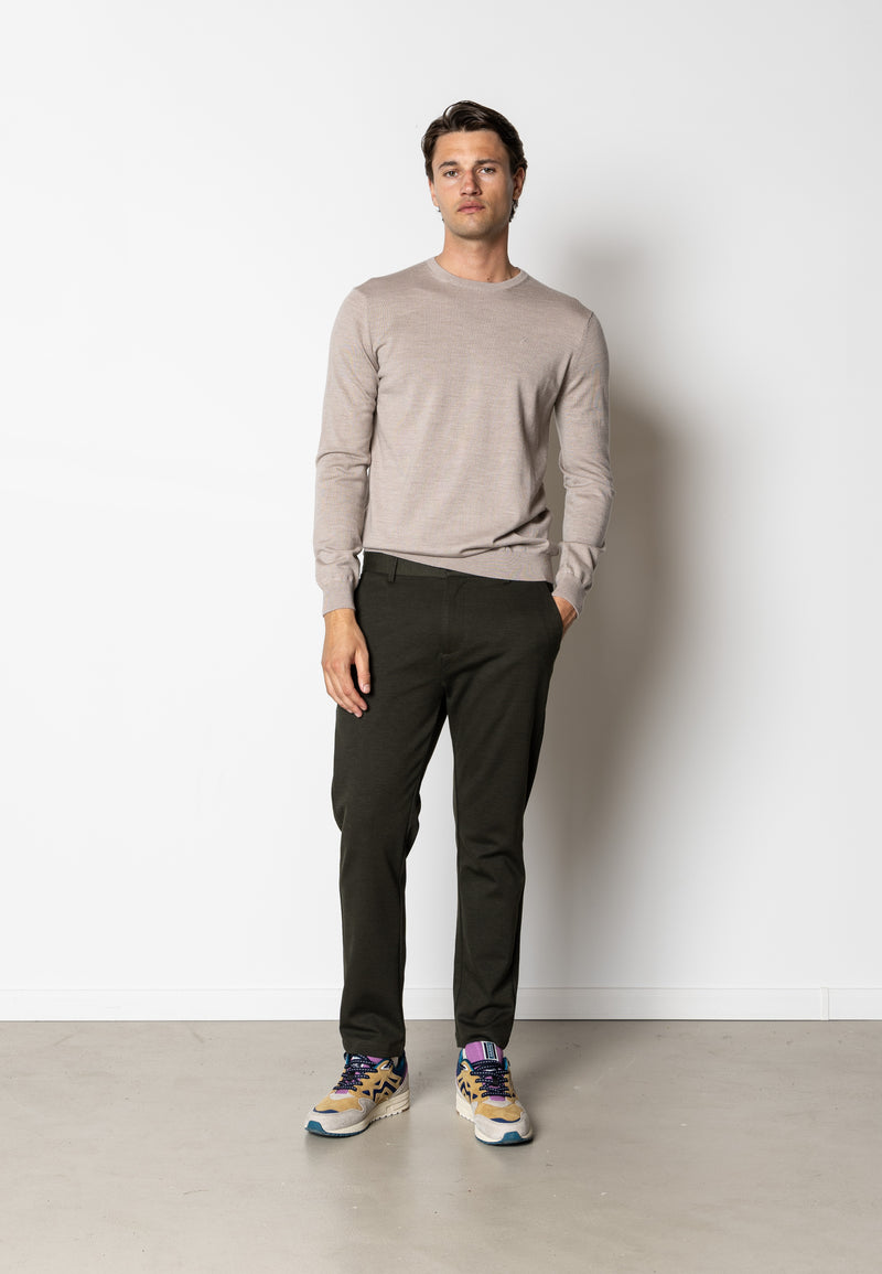 Clean Cut Copenhagen Alfredo merino wool jumper Knit Ecru