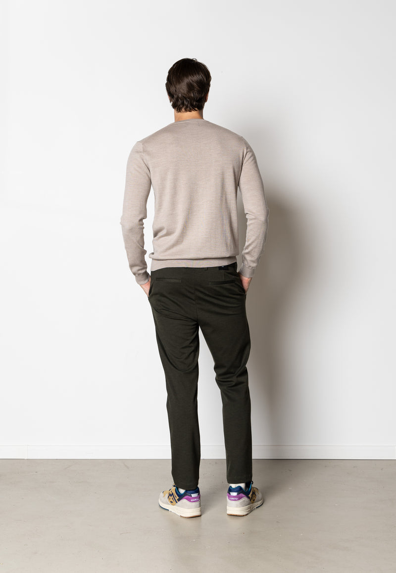 Clean Cut Copenhagen Alfredo merino wool jumper Knit Ecru