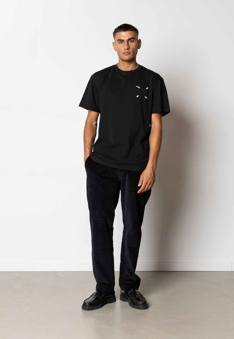 Clean Cut Copenhagen Andreas organic cotton t-shirt T-shirts S/S Black