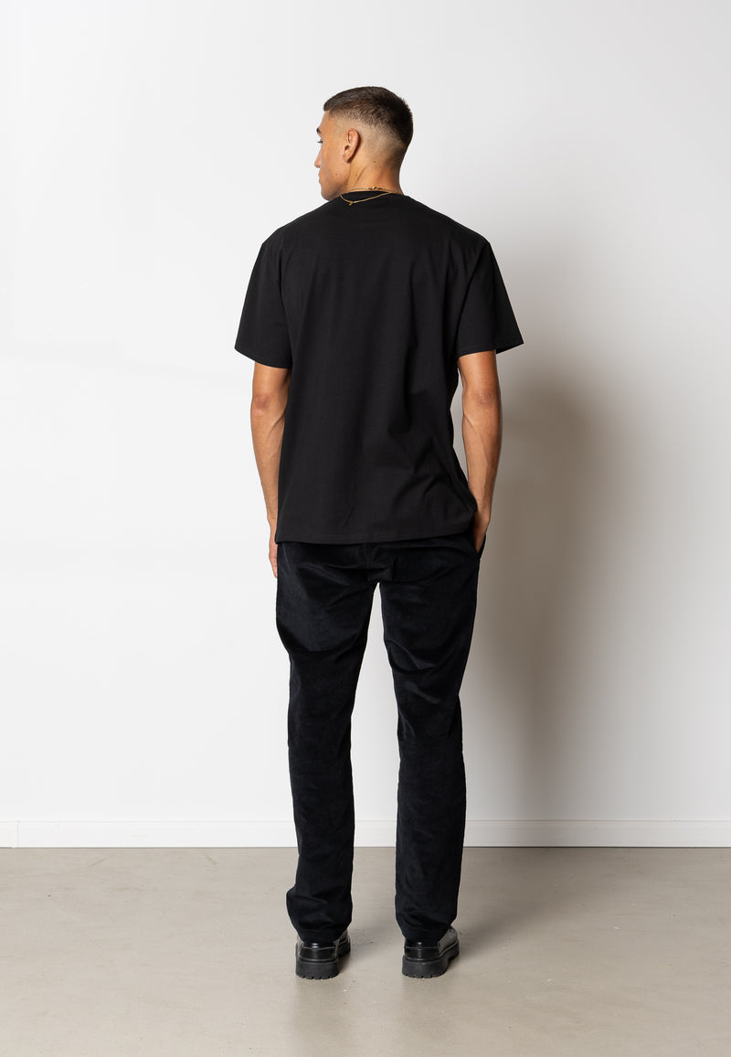 Clean Cut Copenhagen Andreas organic cotton t-shirt T-shirts S/S Black