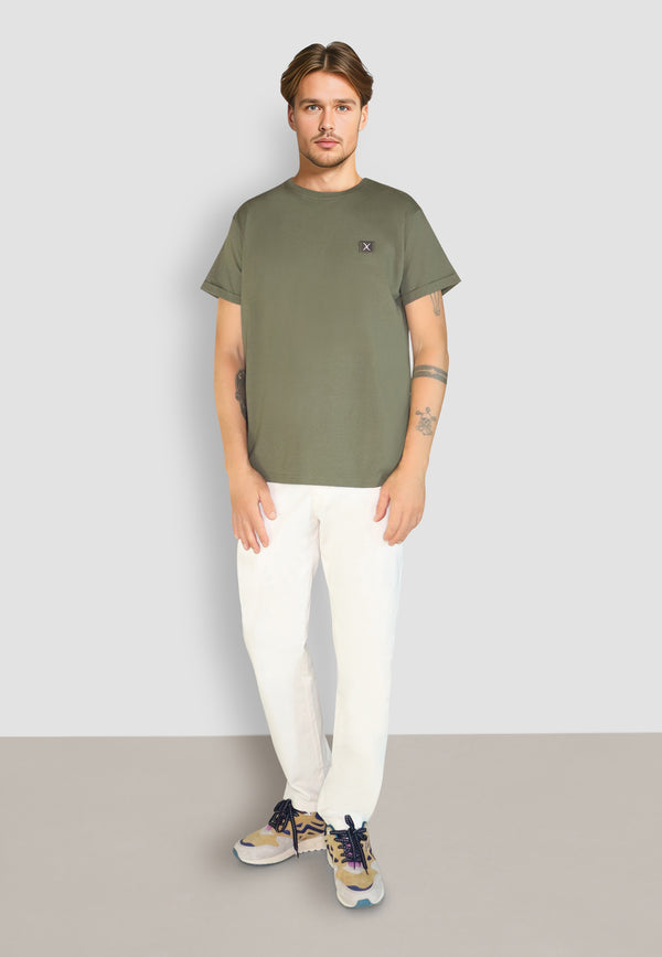 Clean Cut Copenhagen Basic Organic cotton t-shirt T-shirts S/S Army