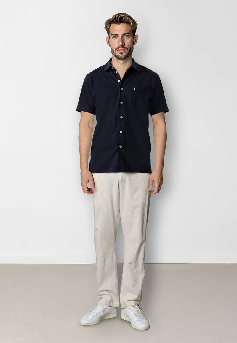 Clean Cut Copenhagen Bob shirt Shirts S/S Navy