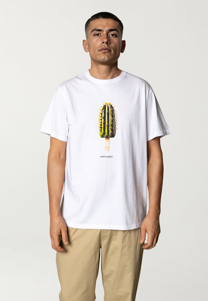 Fat Moose CACTUS ICE T-SHIRT T-shirts S/S White