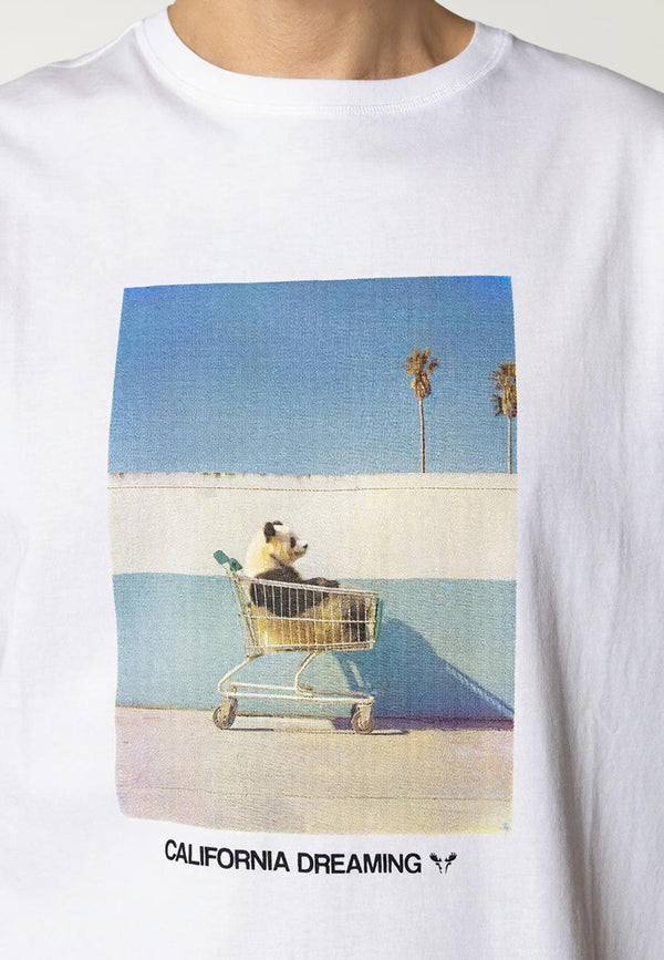 Fat Moose CALI DREAMING T-SHIRT T-shirts S/S White