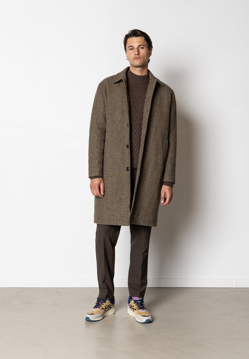 Khaki wool coat hotsell