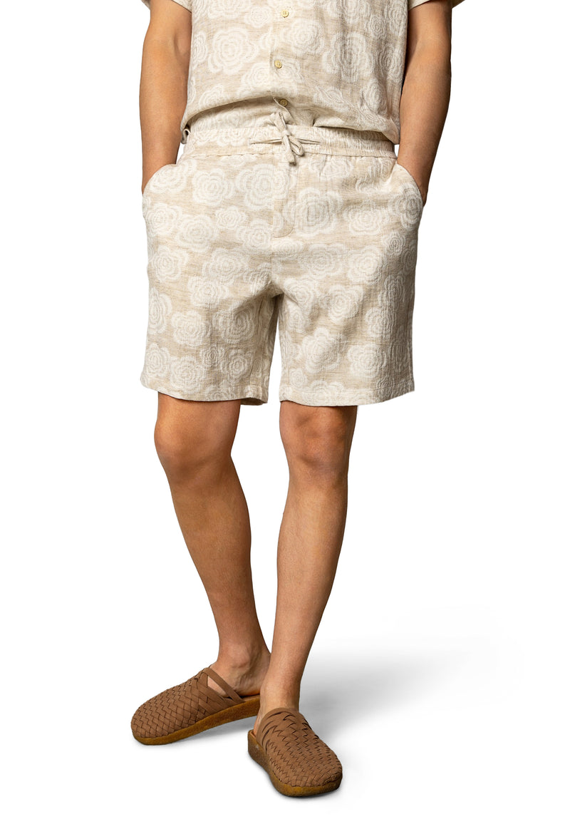 Clean Cut Copenhagen Carter flower shorts Shorts Ecru