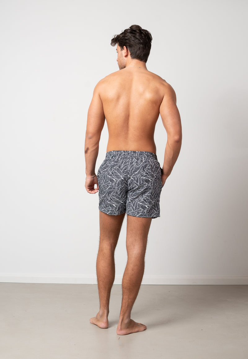 Clean Cut Copenhagen Clean Cut swim shorts Swim shorts Navy Leaf