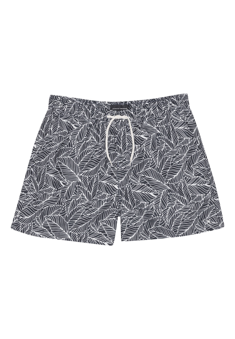 Clean Cut Copenhagen Clean Cut swim shorts Swim shorts Navy Leaf