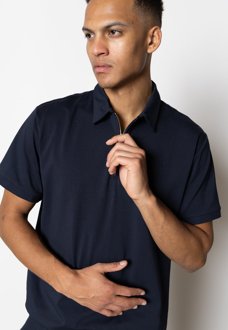 Clean Cut Copenhagen Clean formal polo Polos Navy