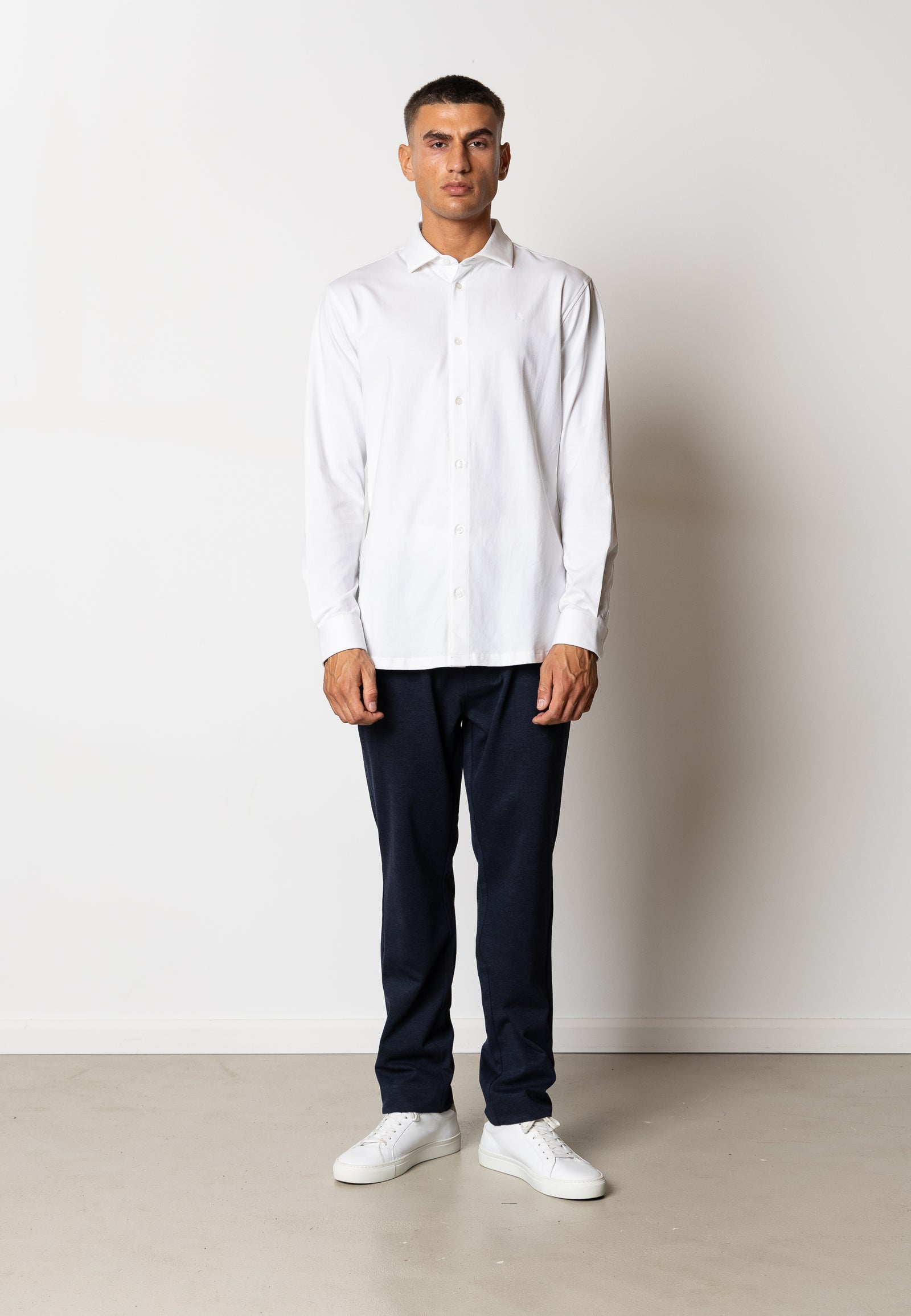 Clean formal stretch shirt White eu.cleancutcopenhagen