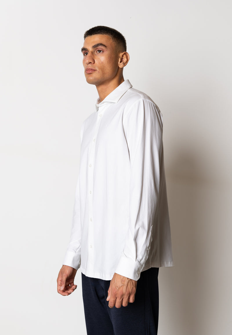 Clean Cut Copenhagen Clean formal stretch shirt Shirts L/S White