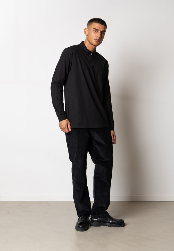 Clean Cut Copenhagen Clean zip polo Polos Black