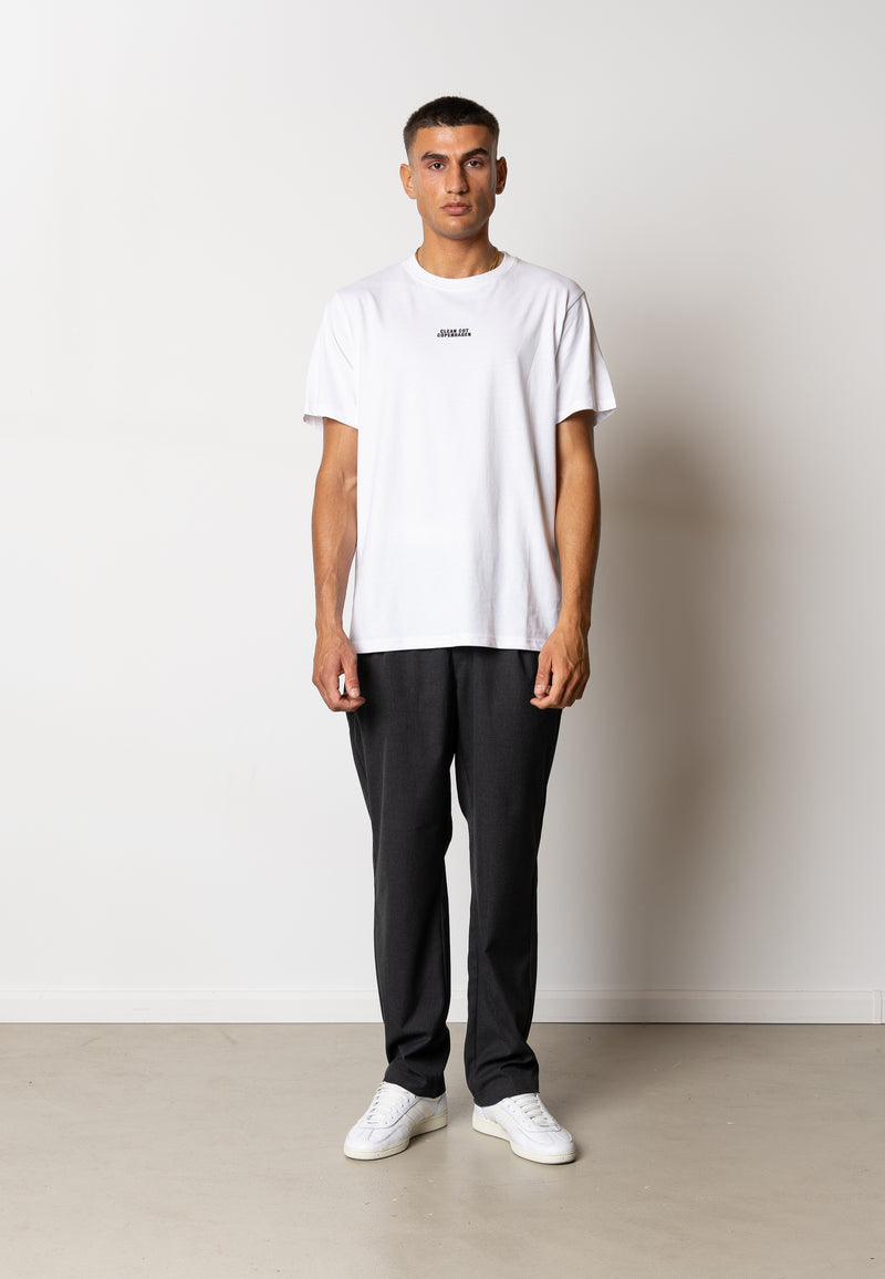 Clean Cut Copenhagen Cohen logo cotton t-shirt T-shirts S/S White