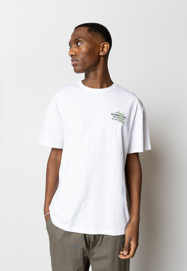 Clean Cut Copenhagen Conrad organic t-shirt T-shirts S/S White