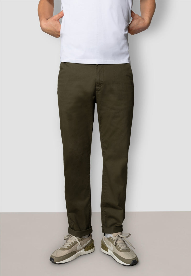 Clean Cut Copenhagen Copenhagen twill chinos Pants Army