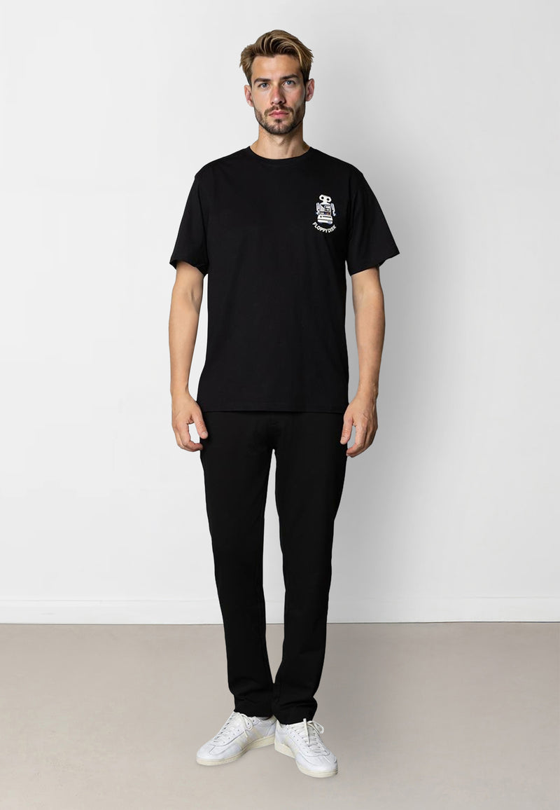 Clean Cut Copenhagen Floppy disk t-shirt T-shirts S/S Black
