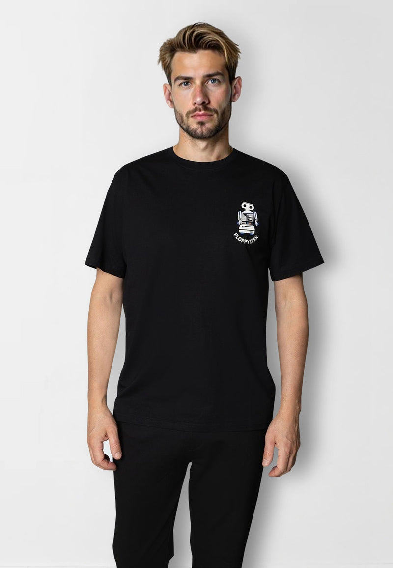 Clean Cut Copenhagen Floppy disk t-shirt T-shirts S/S Black