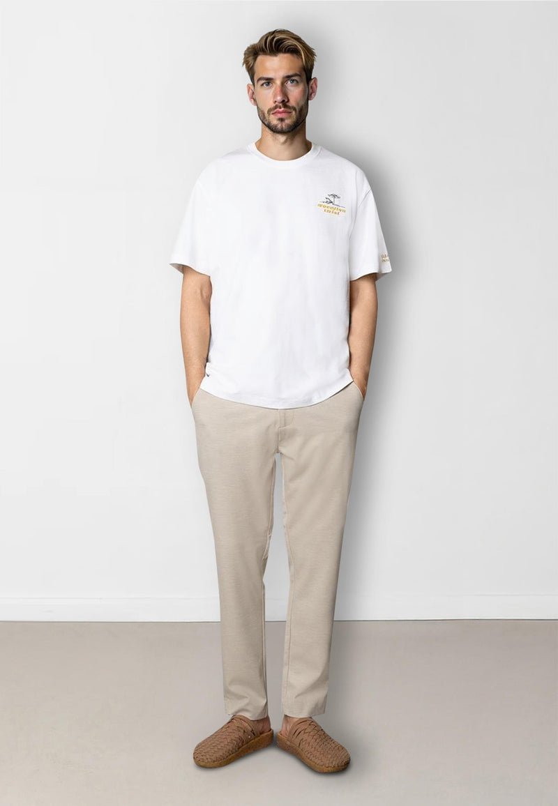 Clean Cut Copenhagen Fred organic cotton t-shirt T-shirts S/S White