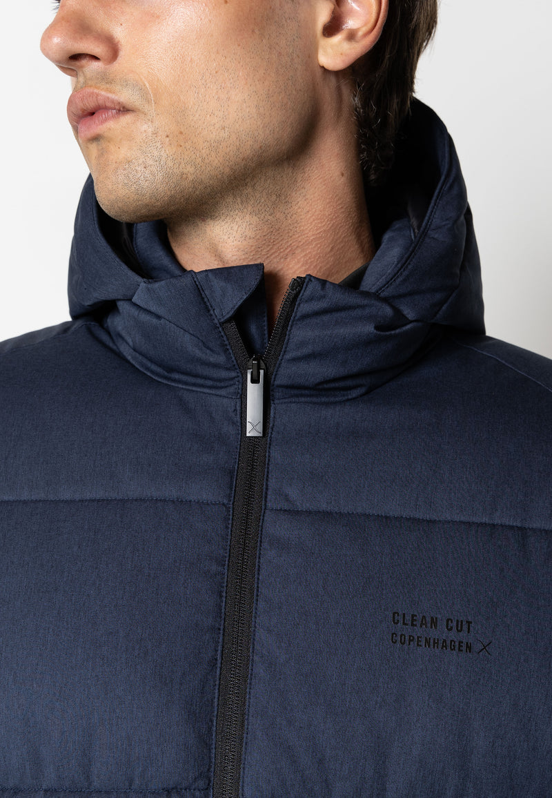 Clean Cut Copenhagen Gavin long puffer jacket Jackets Navy