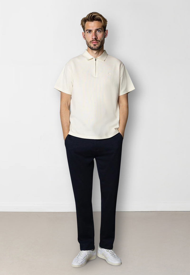Clean Cut Copenhagen Joss seamless polo Polos Ecru