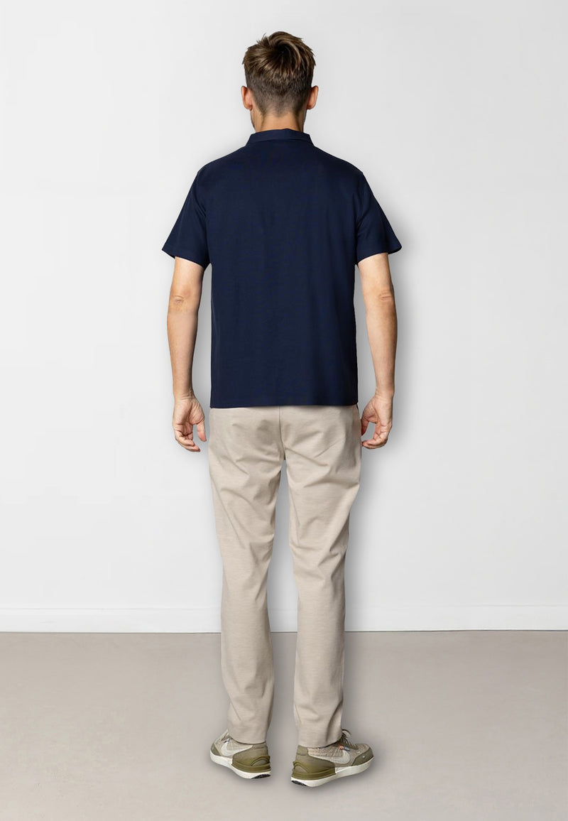 Clean Cut Copenhagen Joss seamless polo Polos Navy