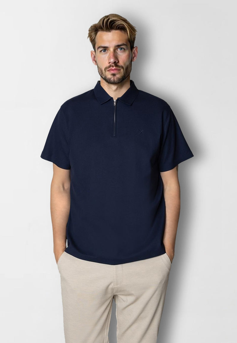 Clean Cut Copenhagen Joss seamless polo Polos Navy