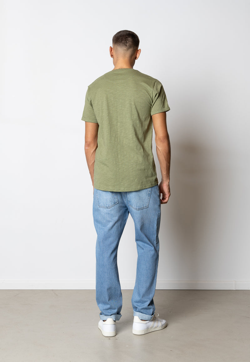 Clean Cut Copenhagen Kolding organic cotton t-shirt T-shirts S/S Dusty Green