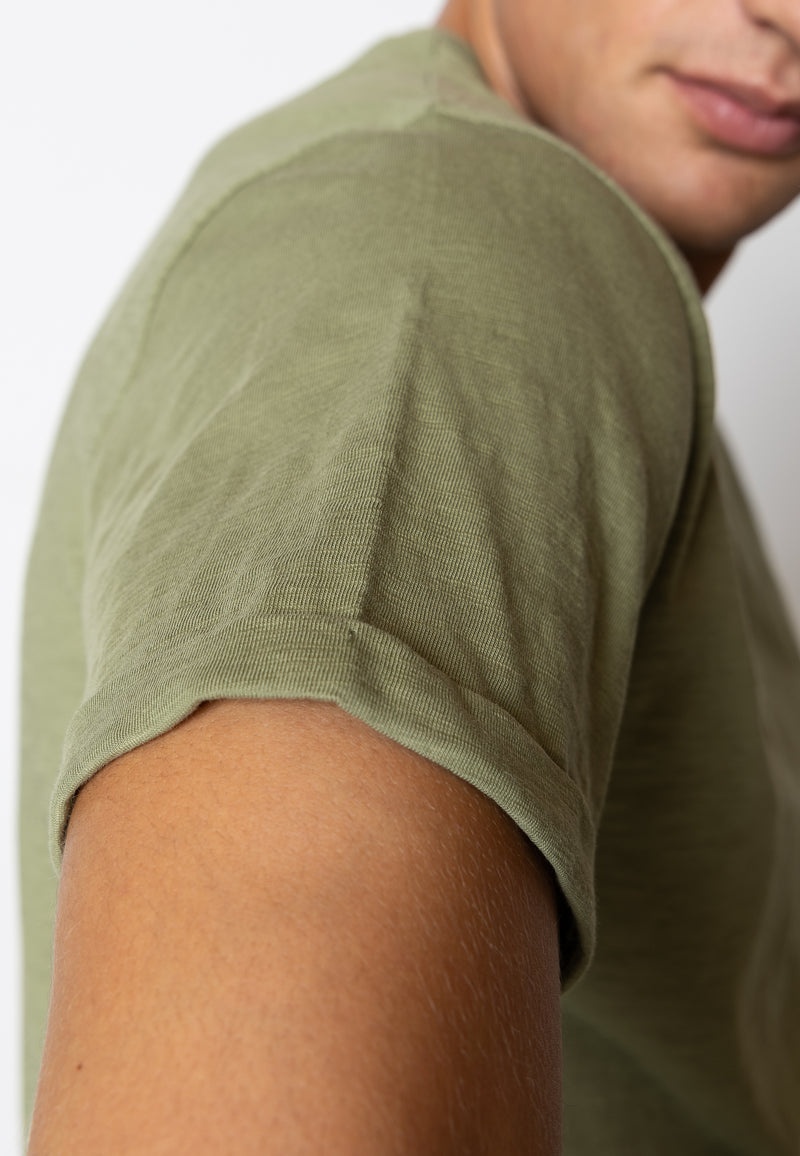 Clean Cut Copenhagen Kolding organic cotton t-shirt T-shirts S/S Dusty Green