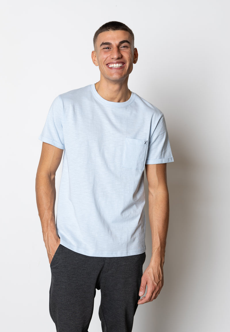 Clean Cut Copenhagen Kolding organic cotton t-shirt T-shirts S/S Light Blue