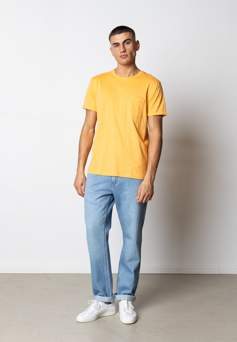 Clean Cut Copenhagen Kolding organic cotton t-shirt T-shirts S/S Mock Orange