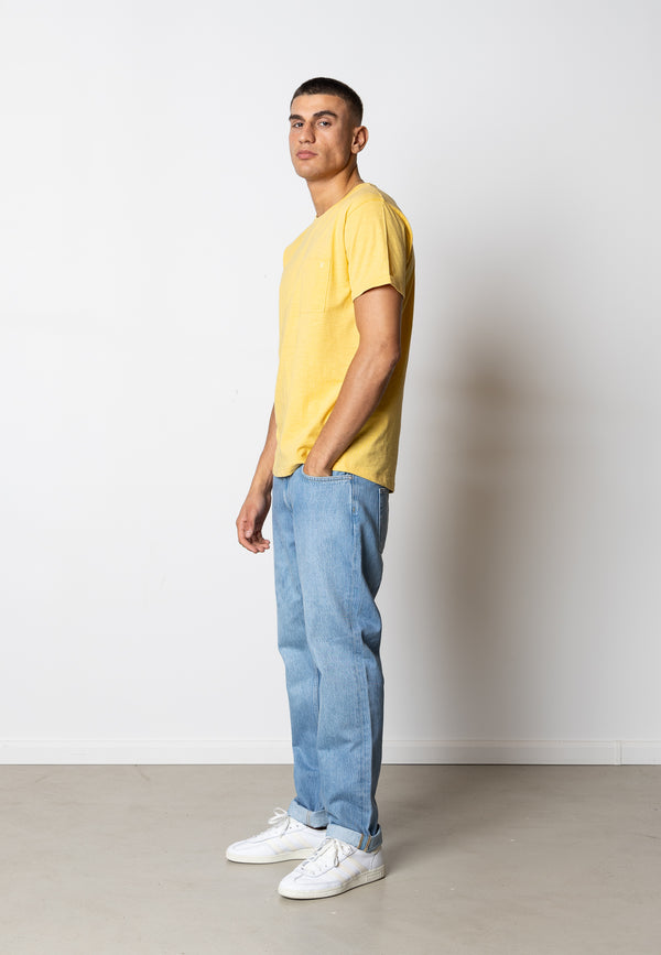 Clean Cut Copenhagen Kolding organic cotton t-shirt T-shirts S/S Warm Yellow