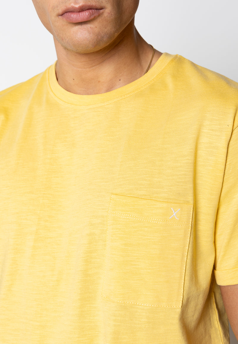 Clean Cut Copenhagen Kolding organic cotton t-shirt T-shirts S/S Warm Yellow