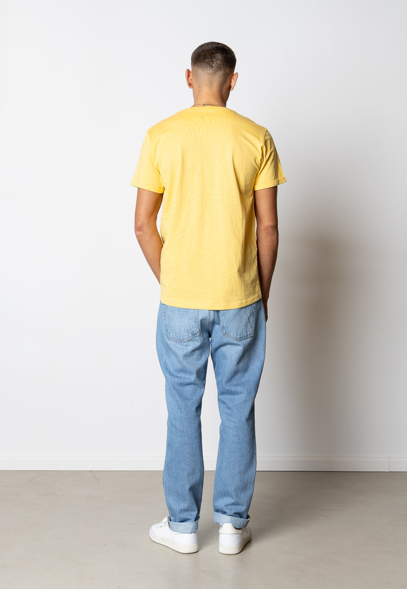 Clean Cut Copenhagen Kolding organic cotton t-shirt T-shirts S/S Warm Yellow