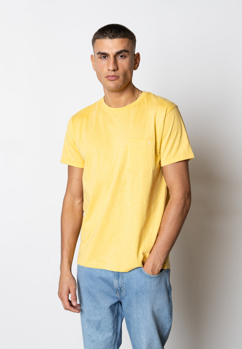 Clean Cut Copenhagen Kolding organic cotton t-shirt T-shirts S/S Warm Yellow