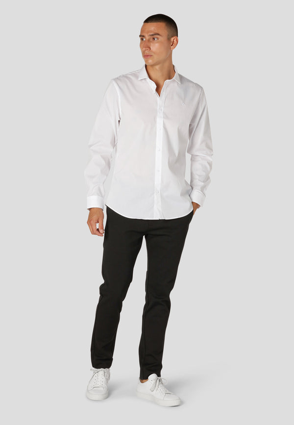 Clean Cut Copenhagen London Nano stretch shirt Shirts L/S White