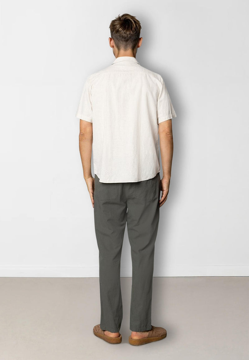 Clean Cut Copenhagen Luca cotton/linen pants Pants Army