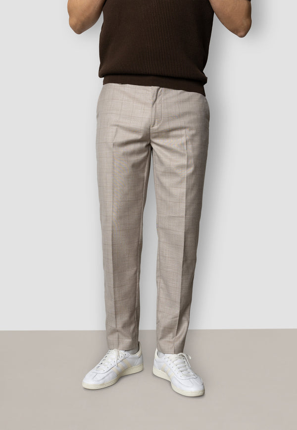 Clean Cut Copenhagen Mateo pants Pants Brown check melange