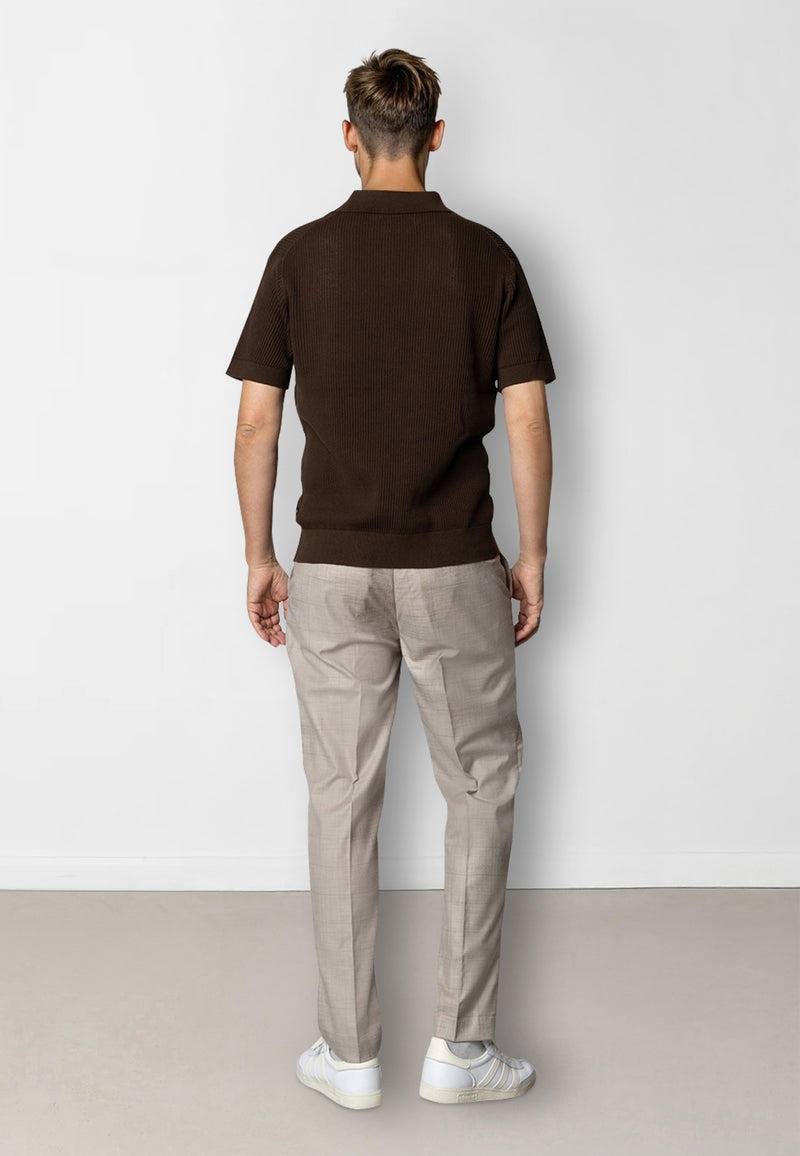 Clean Cut Copenhagen Mateo pants Pants Brown check melange