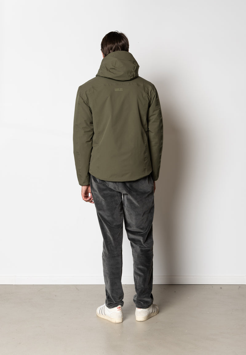 Clean Cut Copenhagen Mathias shell hood jacket Jackets Army