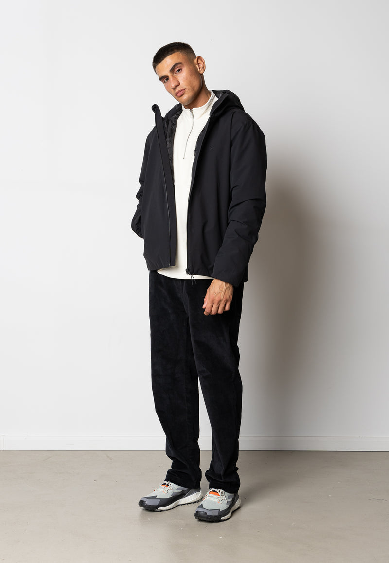 Clean Cut Copenhagen Mathias shell hood jacket Jackets Black