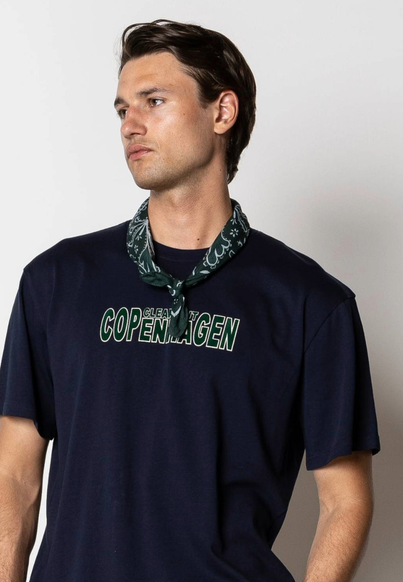 Clean Cut Copenhagen Merz cotton bandana Accessories Deep Green