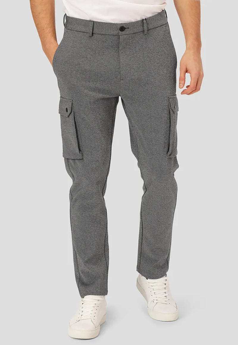 Clean Cut Copenhagen Milano Jersey cargo pants Pants Dark Grey Mix