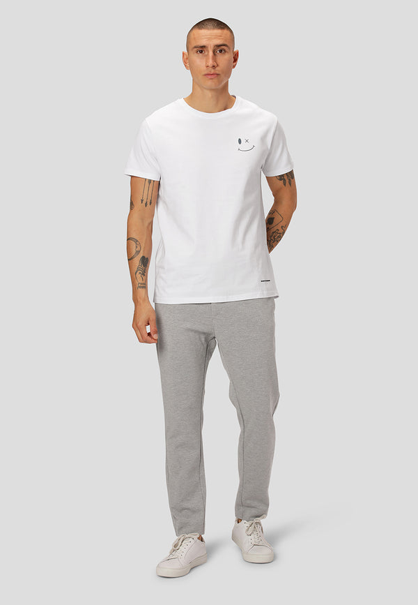 Clean Cut Copenhagen Milano jersey stretch pants Pants Light Grey Melange