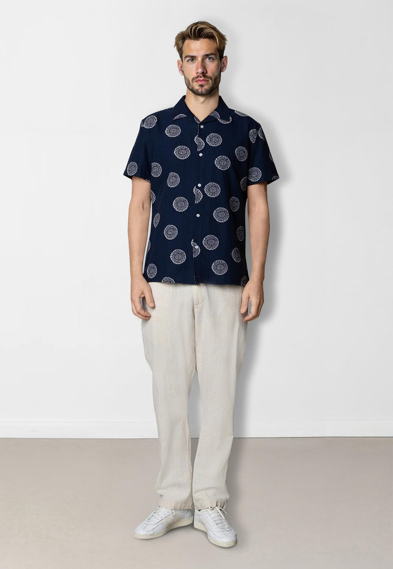 Clean Cut Copenhagen Miller shirt Shirts S/S Navy