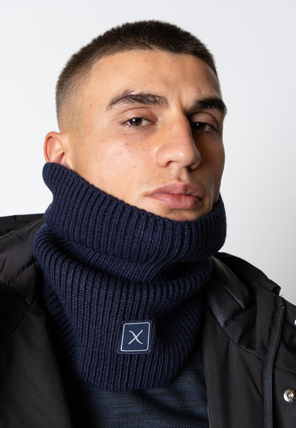 Clean Cut Copenhagen Noah knitted tube Accessories Dark Navy