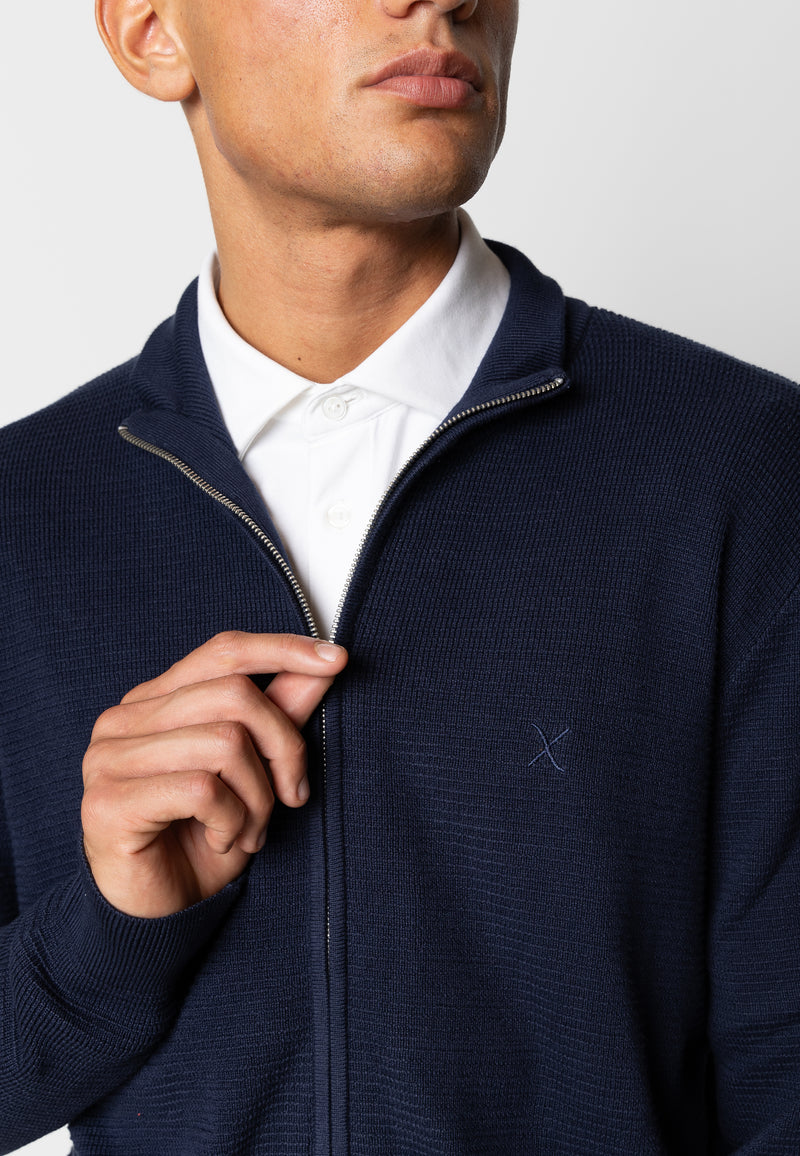 Clean Cut Copenhagen Oscar knitted cardigan Knit Navy