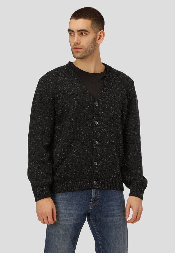 Clean Cut Copenhagen Otto knitted cardigan Knit Black Mix