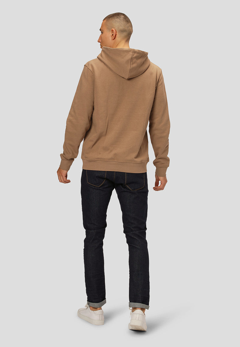 Clean Cut Copenhagen Patrick Organic cotton hoodie Sweatshirts Dark Camel